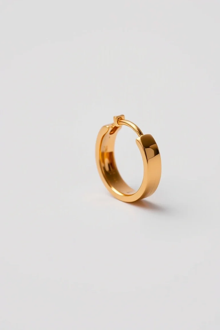 14K Gold Hinged Earrings