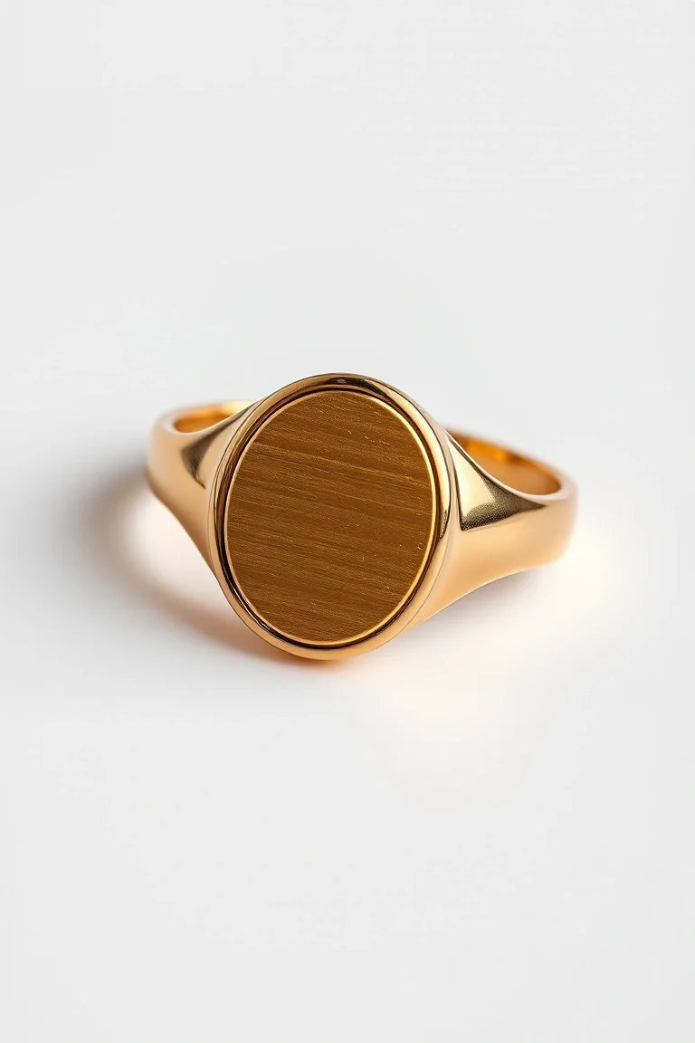 14k Gold Ladies Signet Ring