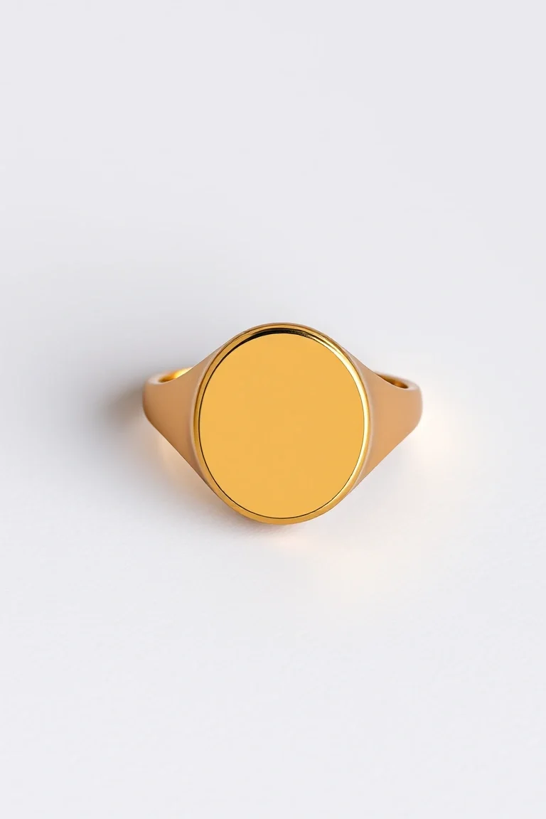 14k Gold Ladies Signet Ring