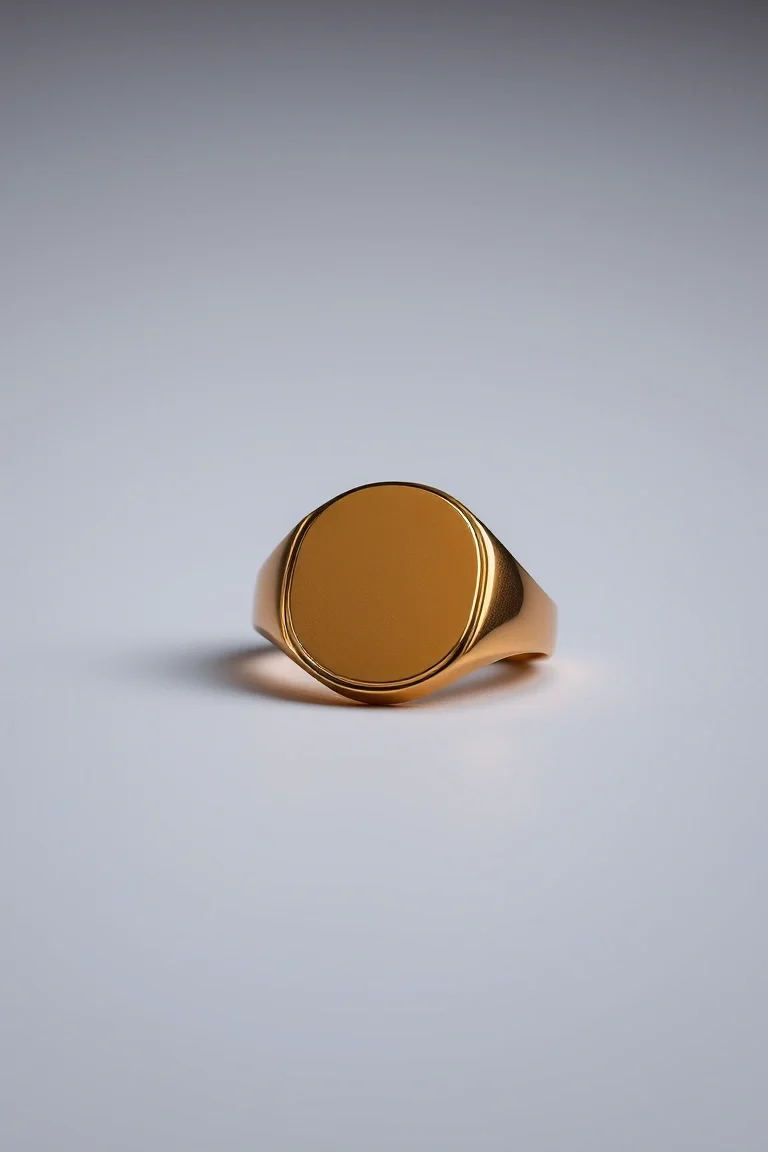 14k Gold Ladies Signet Ring