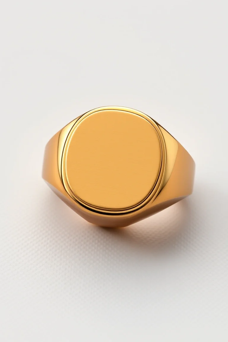 14k Gold Ladies Signet Ring