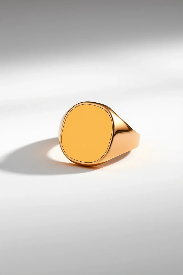 14k Gold Ladies Signet Ring