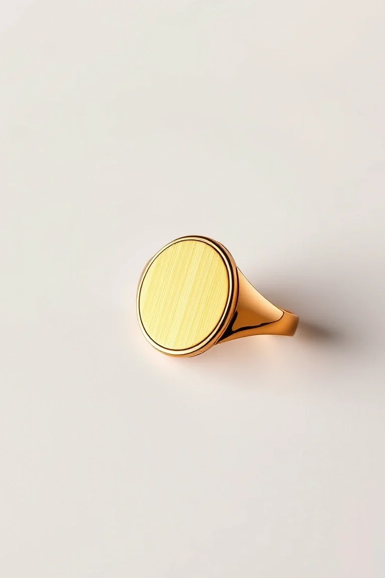 14k Gold Ladies Signet Ring