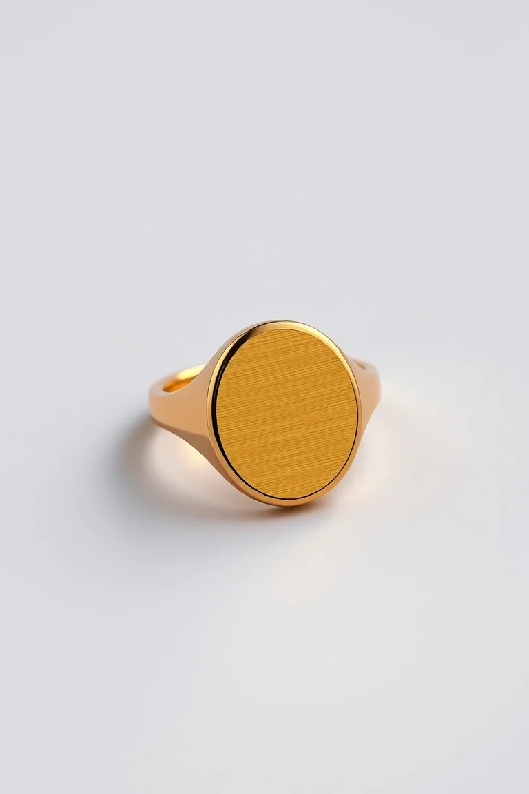 14k Gold Ladies Signet Ring