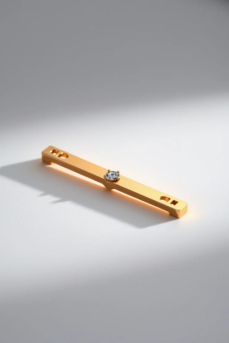 14K Gold Tie Bar