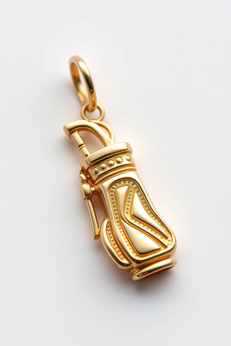 14K Golf Bag Charm