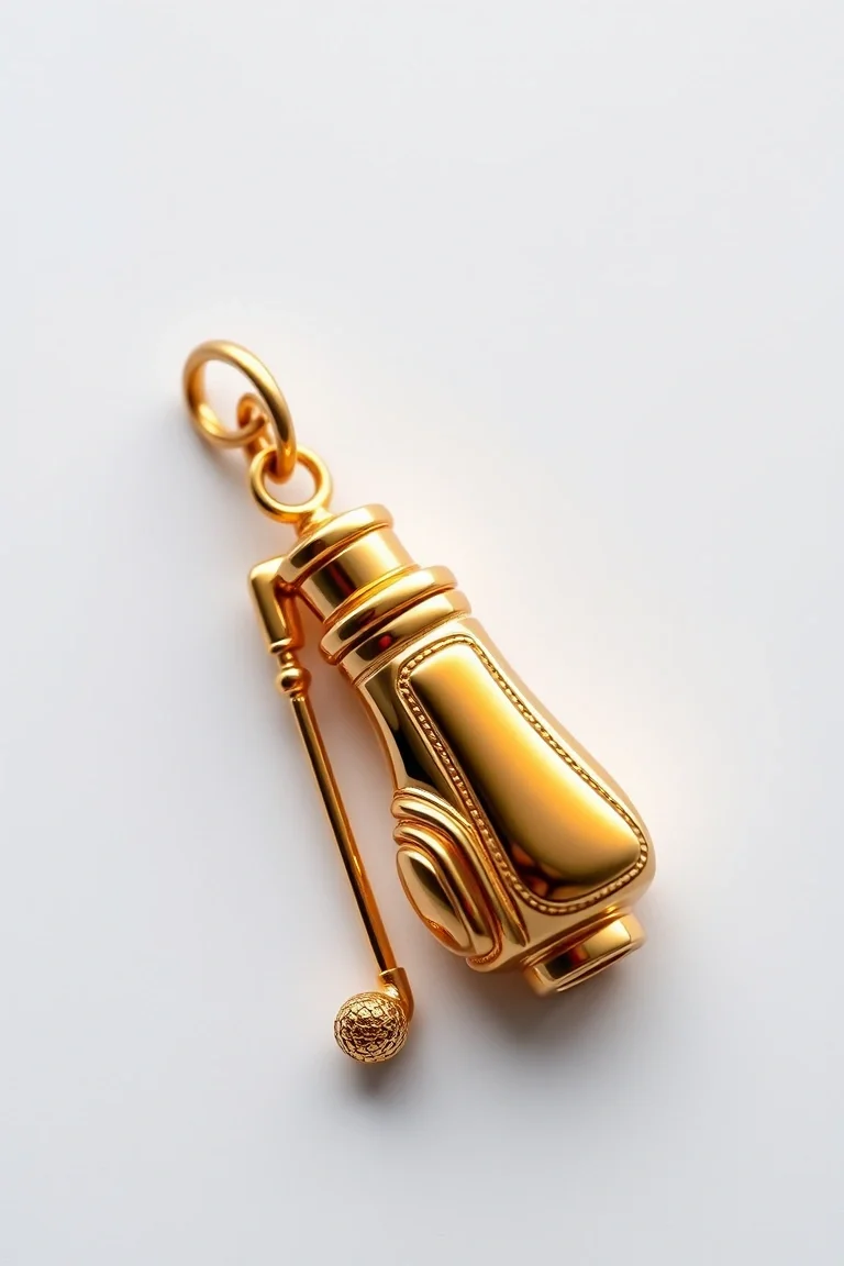 14K Golf Bag Charm