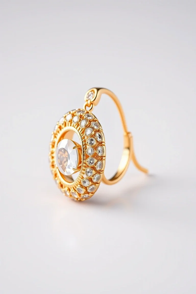 14K Greek Creole Earring