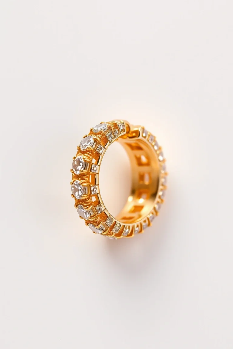 14K Greek Creole Earring