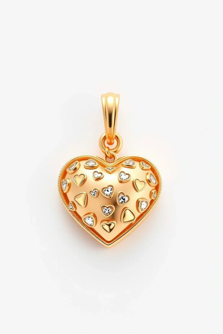 14K Heart Charm