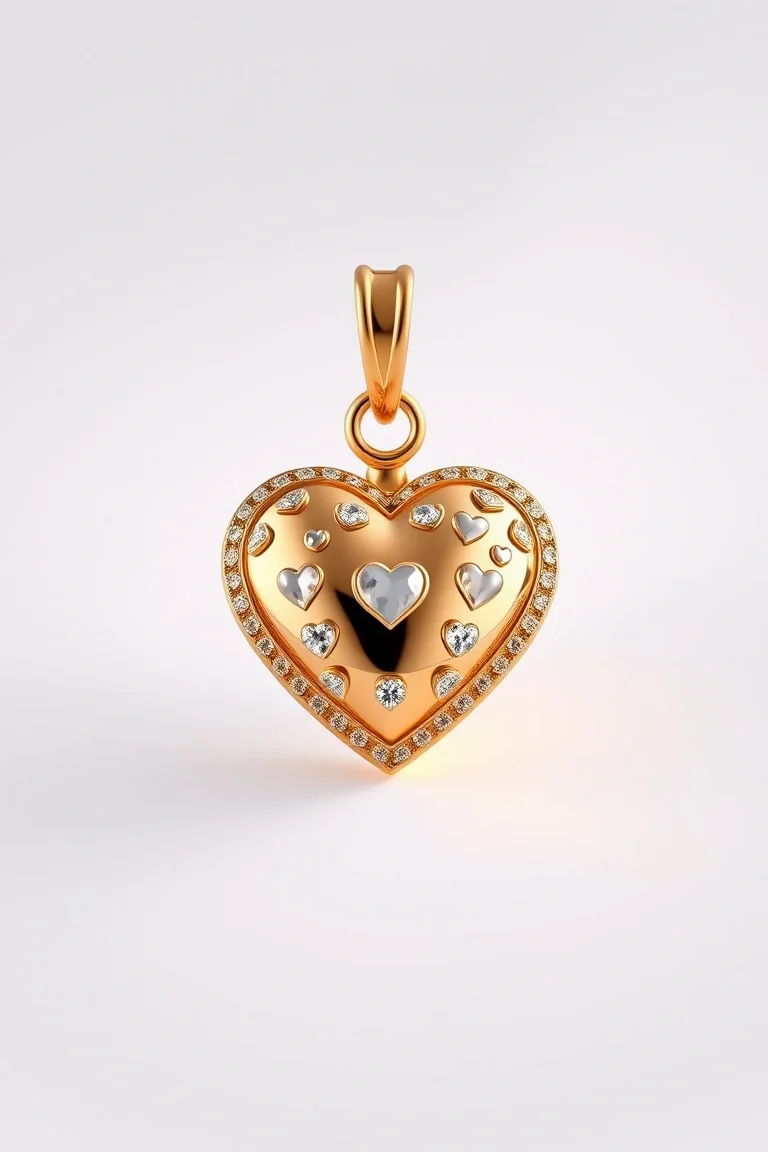 14K Heart Charm