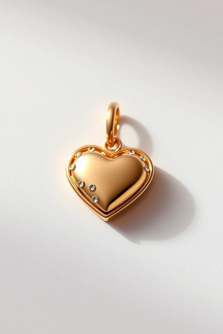 14K Heart Charm