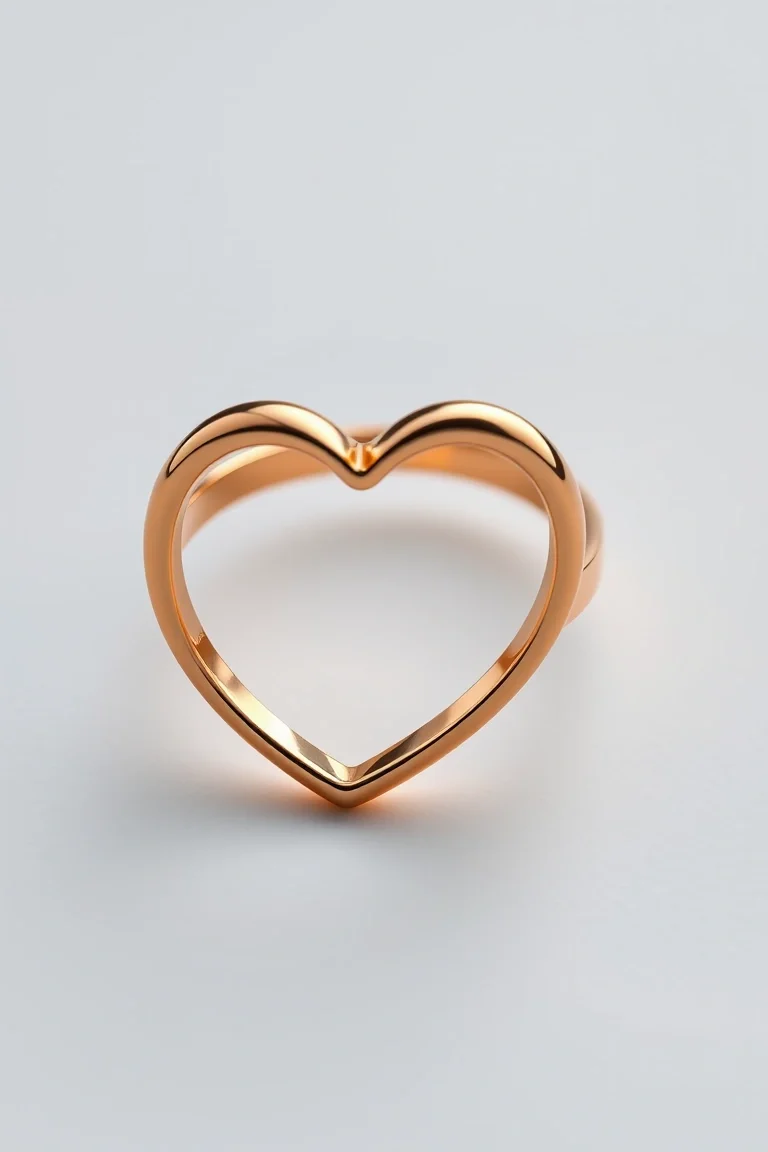 14K HEART RING