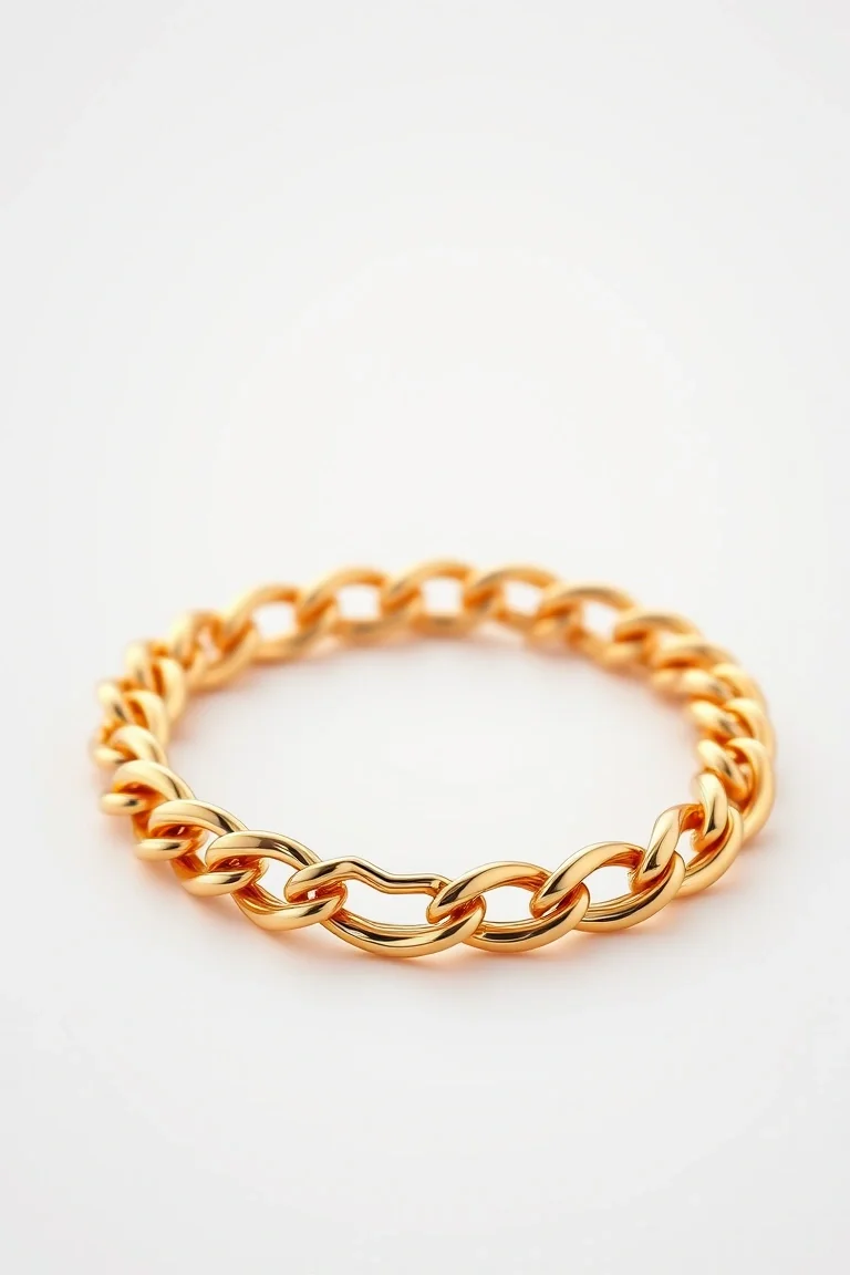 14K Heavy Italian Links 9 In.