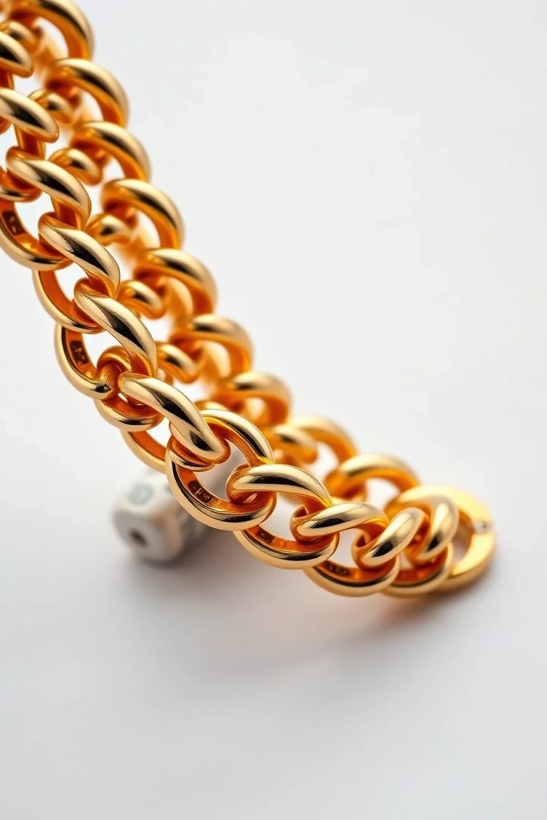 14K Heavy Italian Links 9 In.