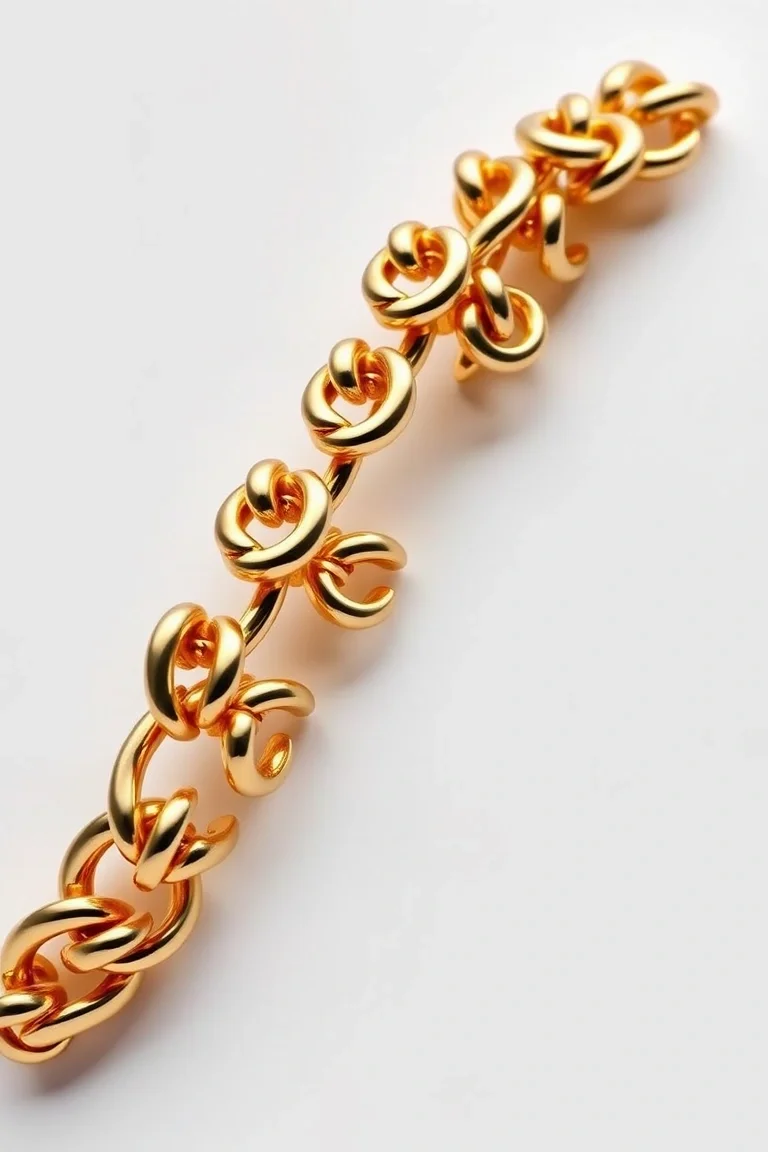 14K Heavy Italian Links 9 In.