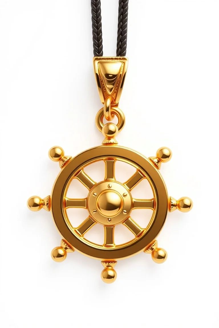 14K Helmsman Charm