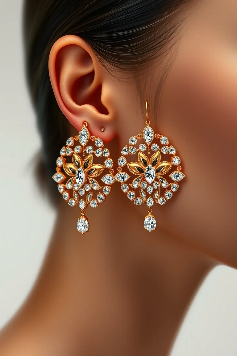 14K High Fashion Earrings