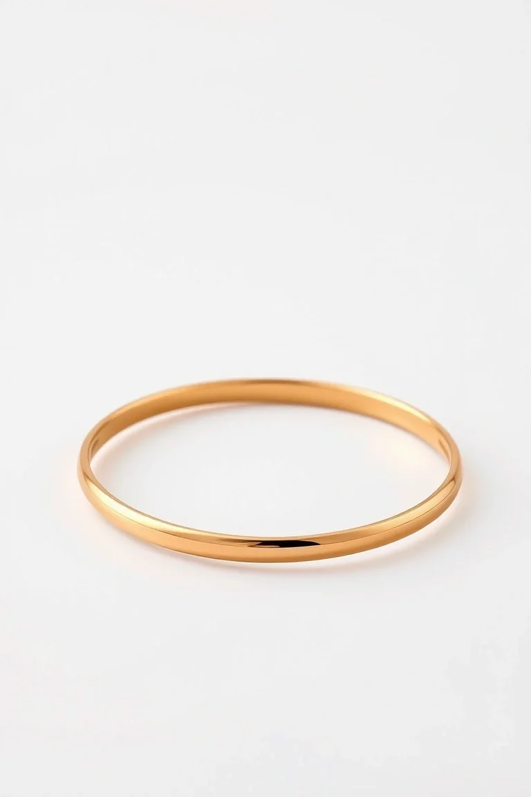 14k High Polished Bangle