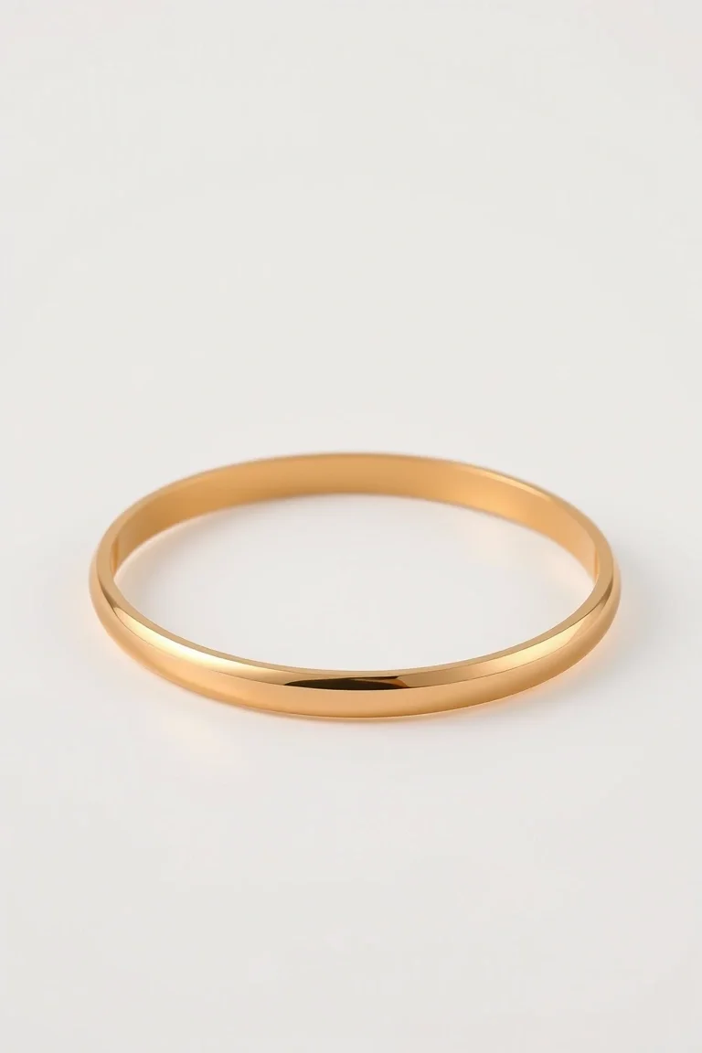14k High Polished Bangle