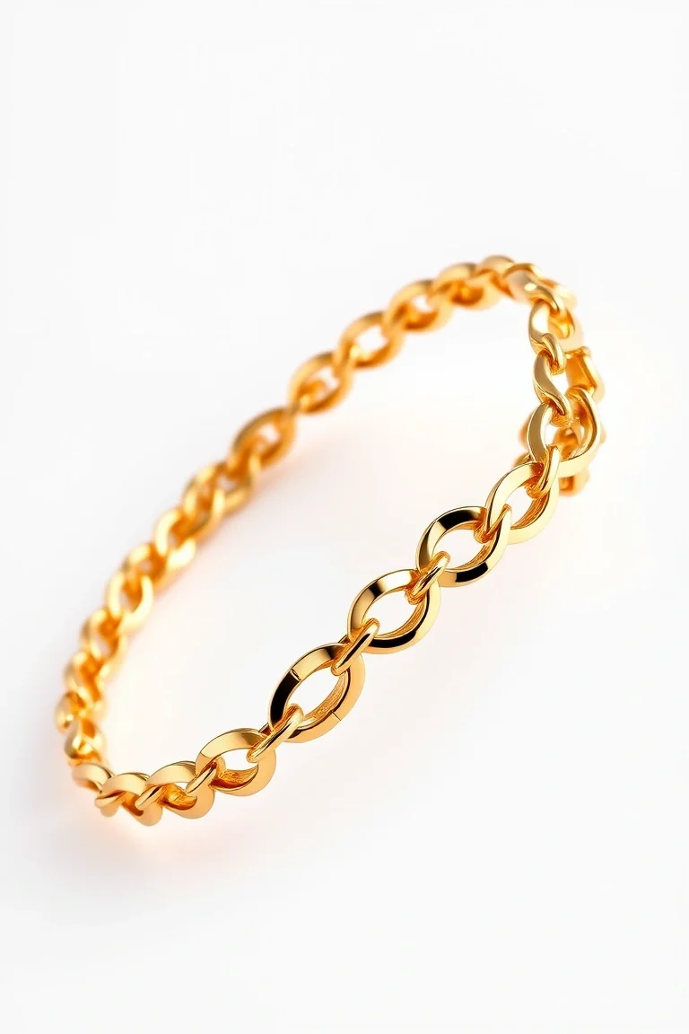 14K High Polished Traditional 8 In.