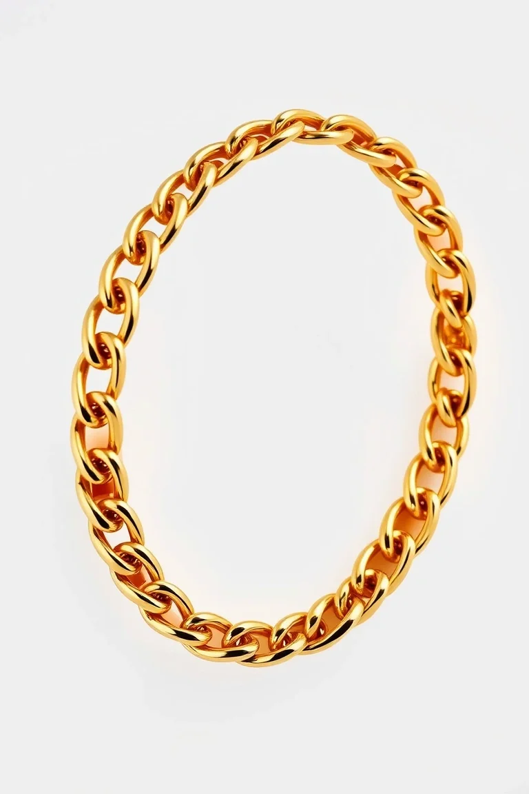 14K High Polished Traditional 8 In.