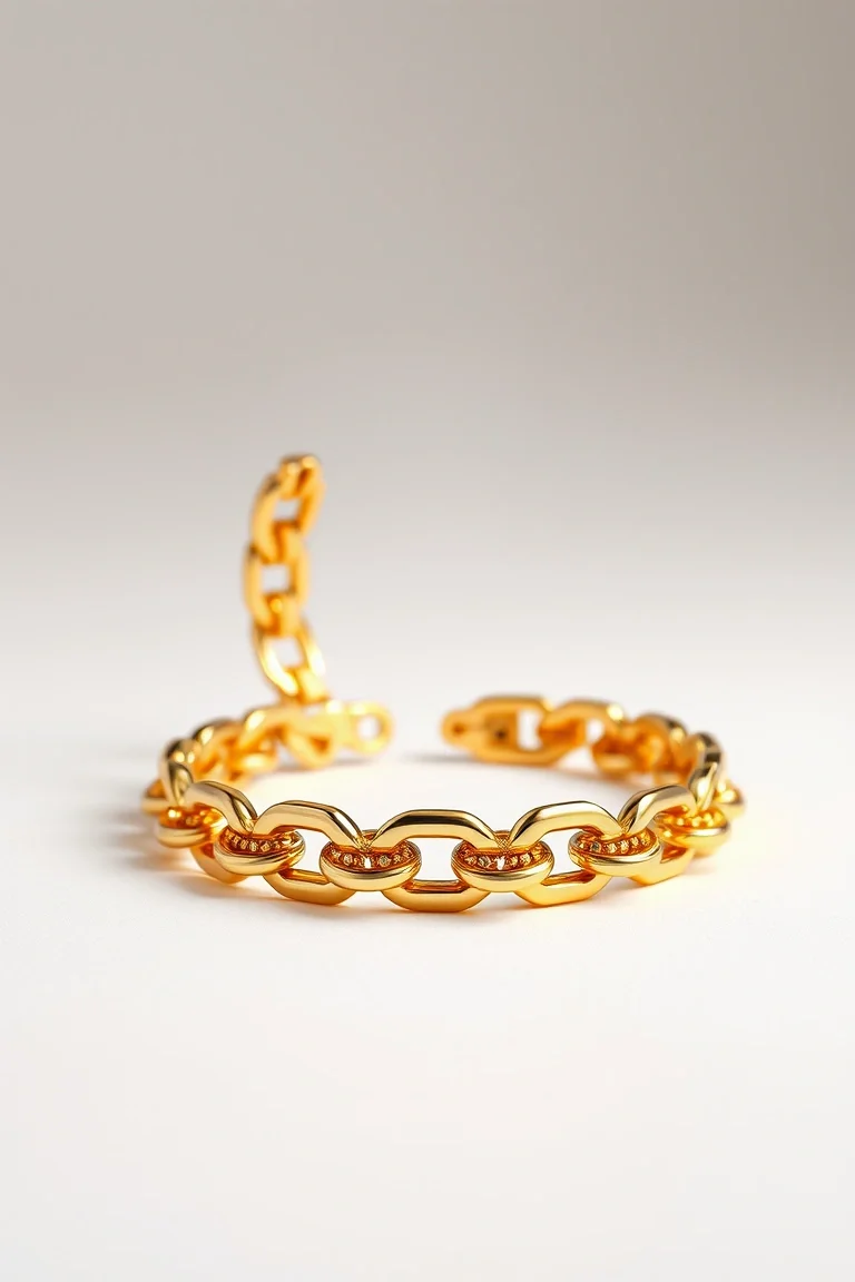 14K High Polished Traditional 8 In.