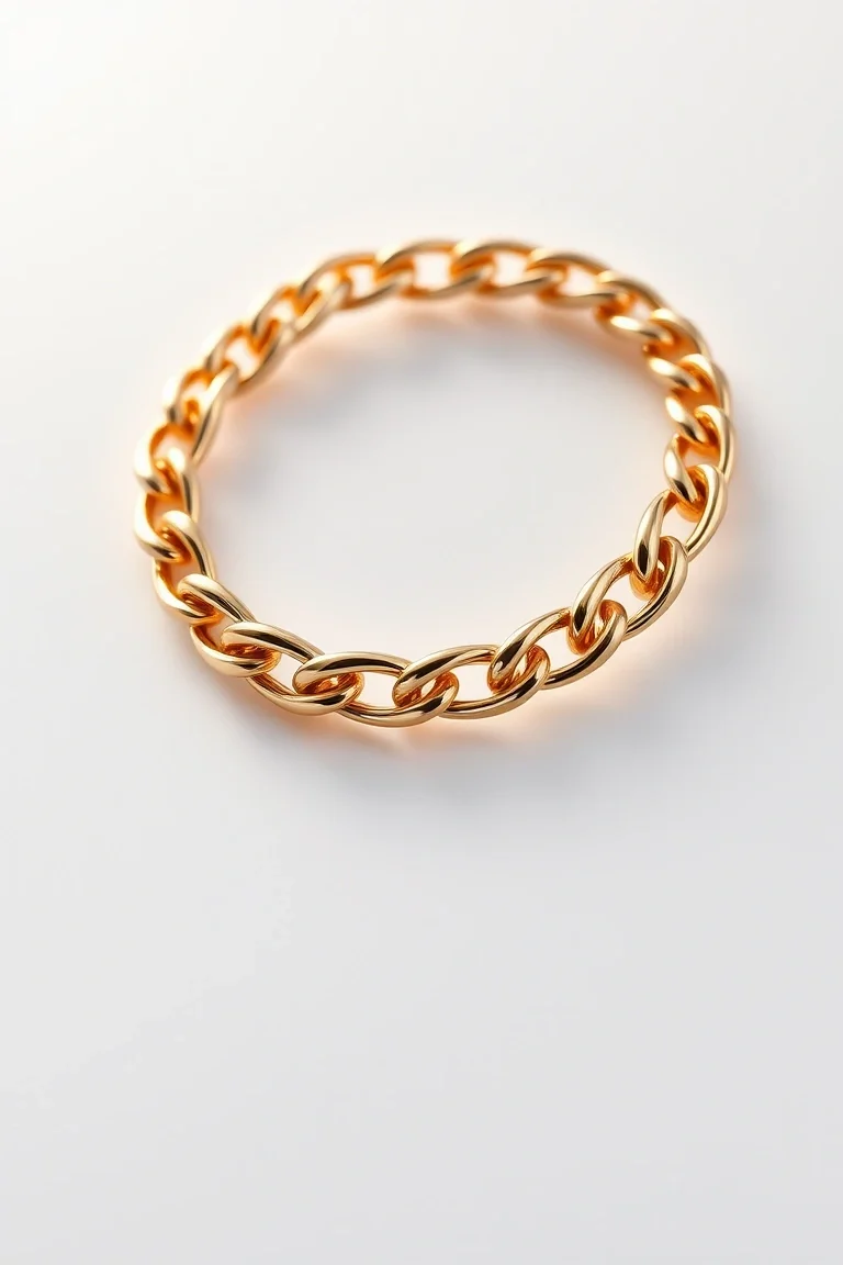 14K High Polished Traditional 8 In.