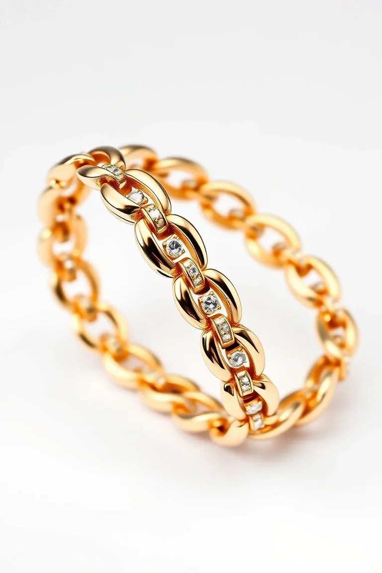 14K High Polished Traditional 8 In.