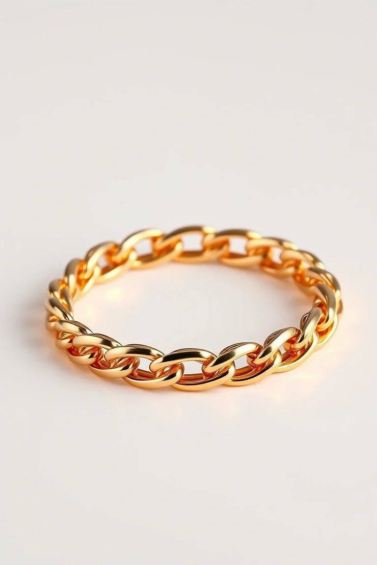 14K High Polished Traditional 8 In.