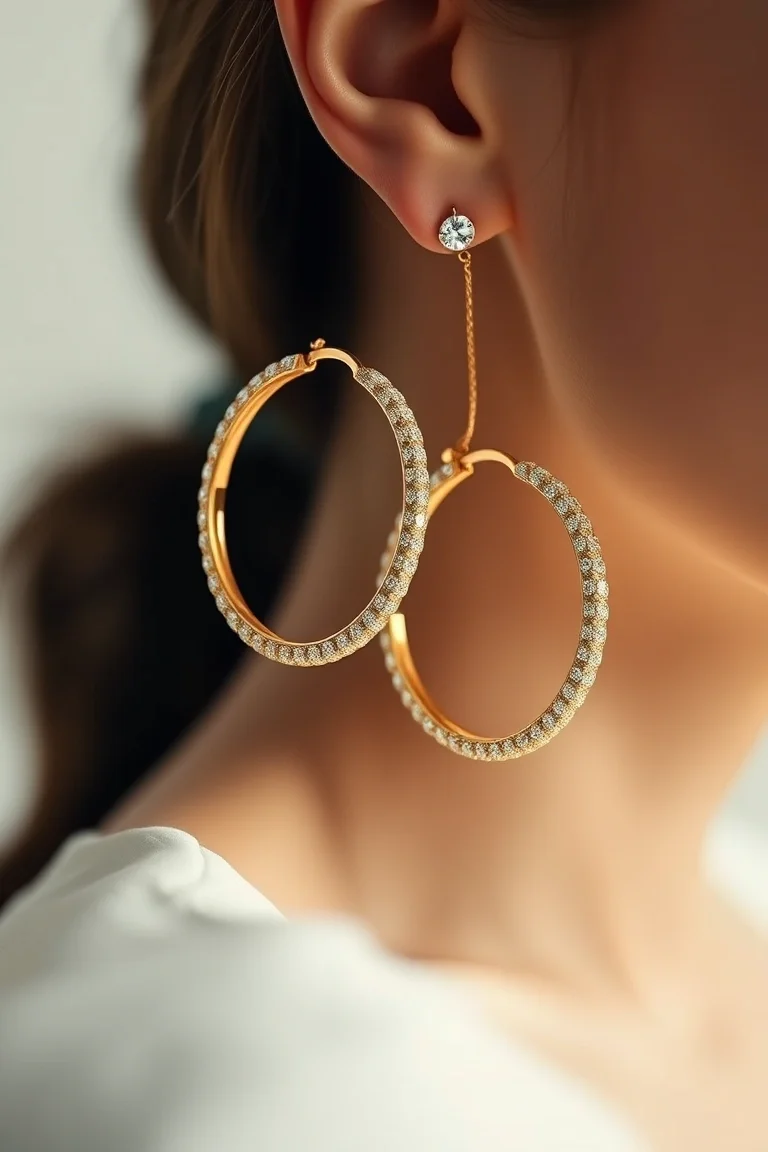 14K HOOP EARRINGS