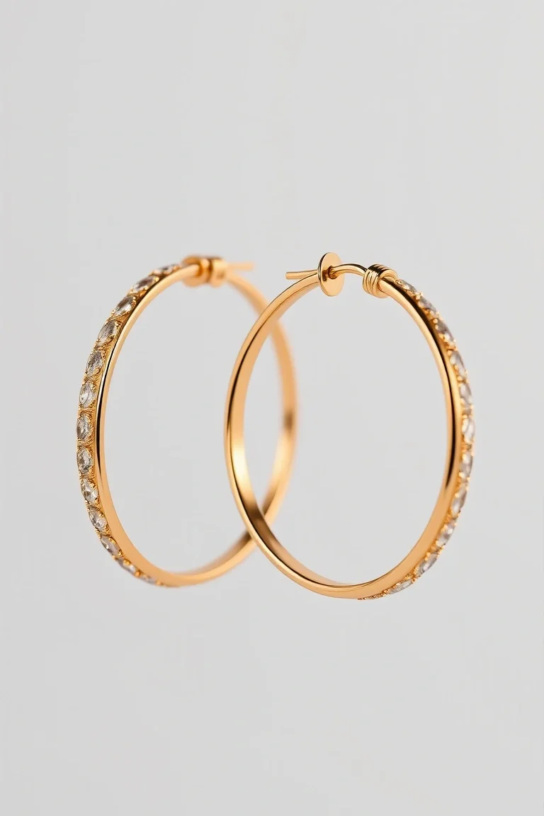 14K HOOP EARRINGS