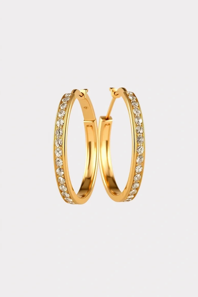 14K HOOP EARRINGS