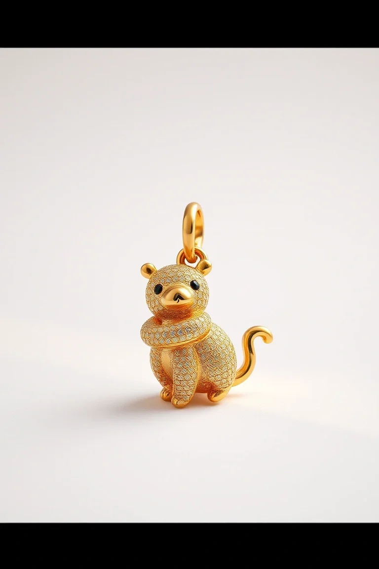 14K Huggable Charm