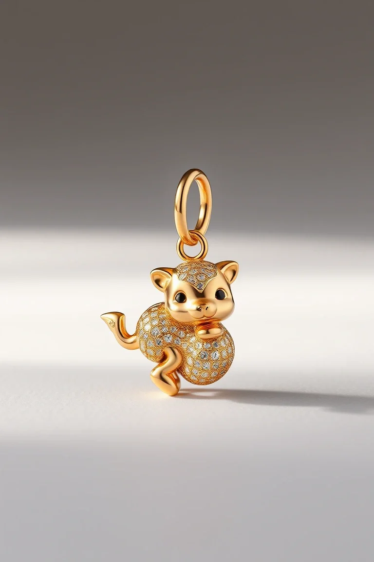 14K Huggable Charm