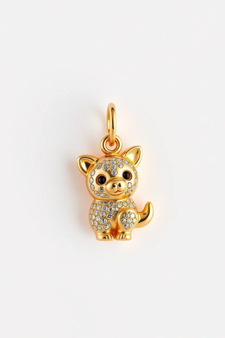 14K Huggable Charm