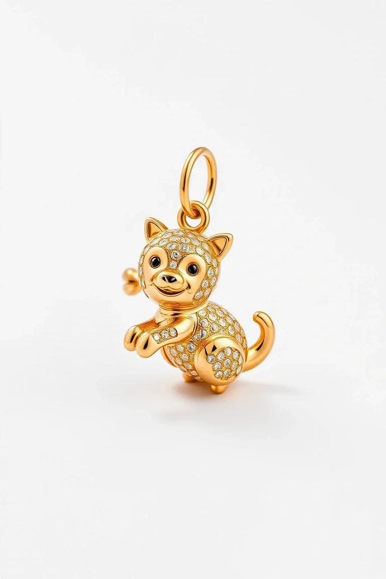 14K Huggable Charm