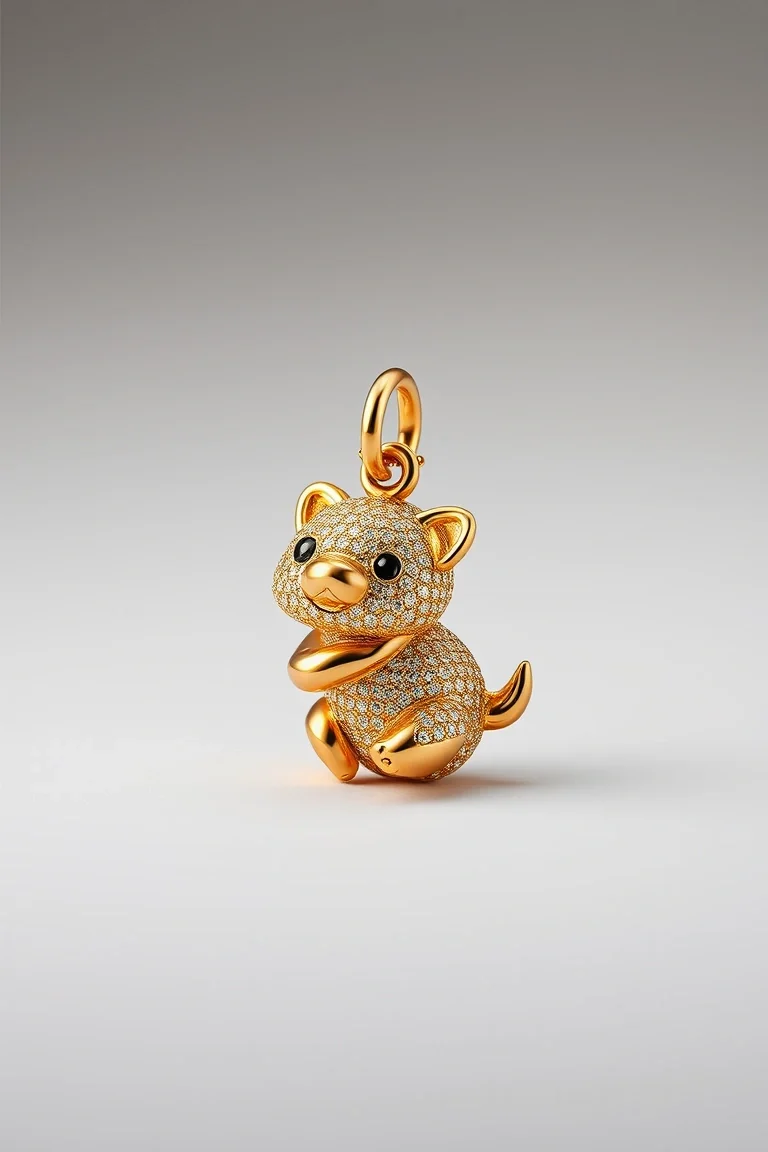 14K Huggable Charm