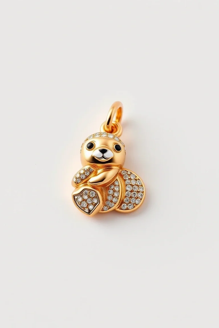 14K Huggable Charm