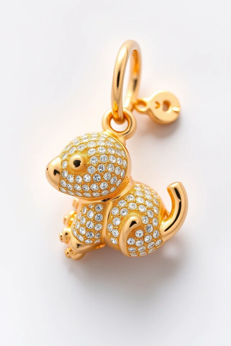 14K Huggable Charm