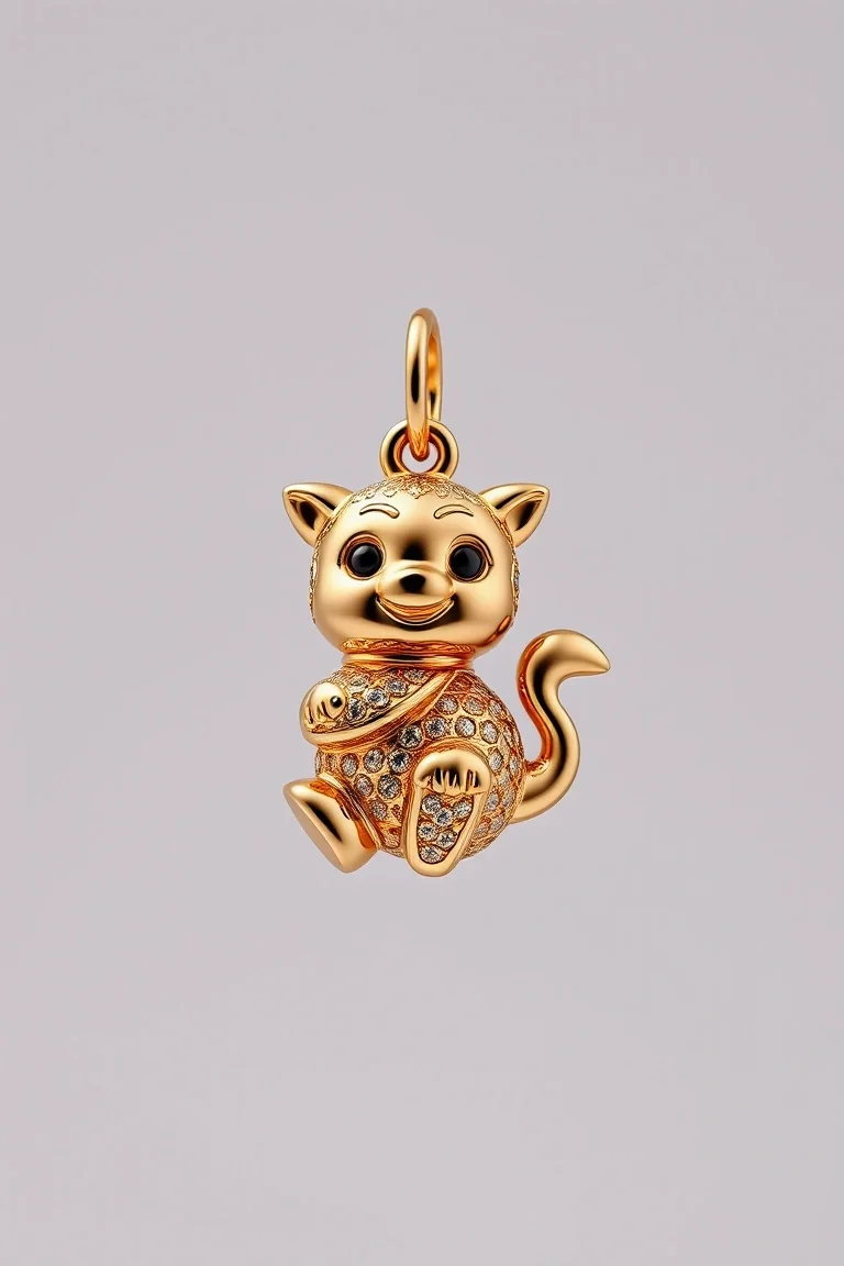14K Huggable Charm