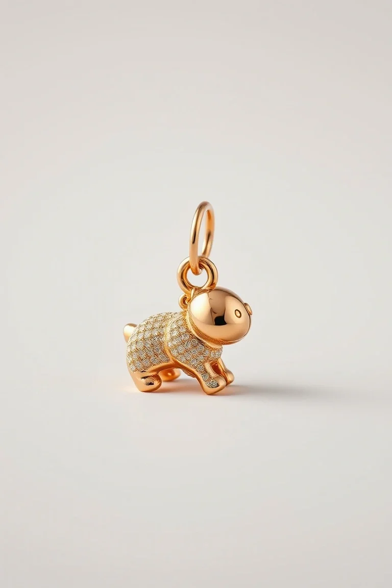 14K Huggable Charm
