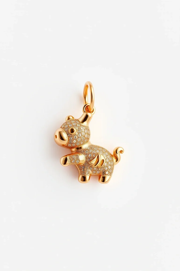 14K Huggable Charm