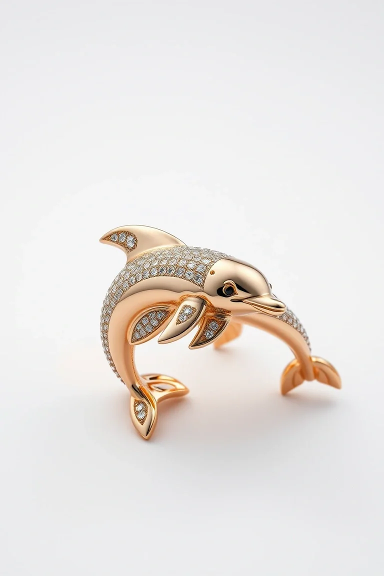 14K Huggable Dolphins 16 In.