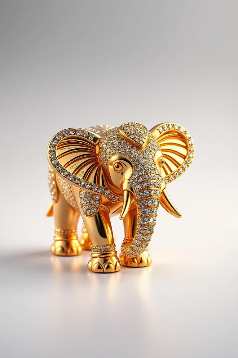 14K Huggable Elephant 16 In.