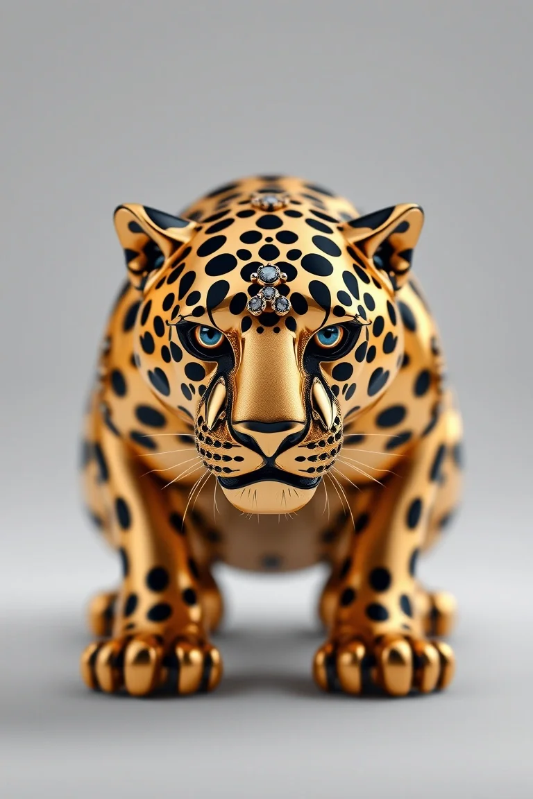 14K Huggable Panther 16 In.