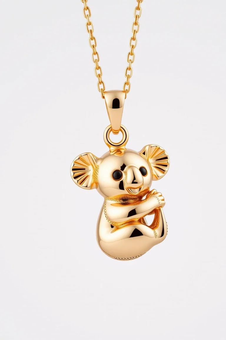14K Koala Pendant