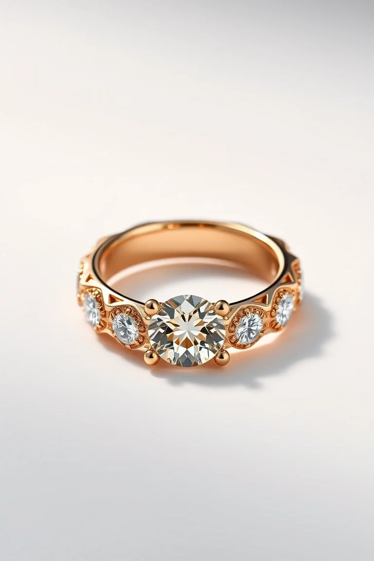 14K Large Univ Polished Sol