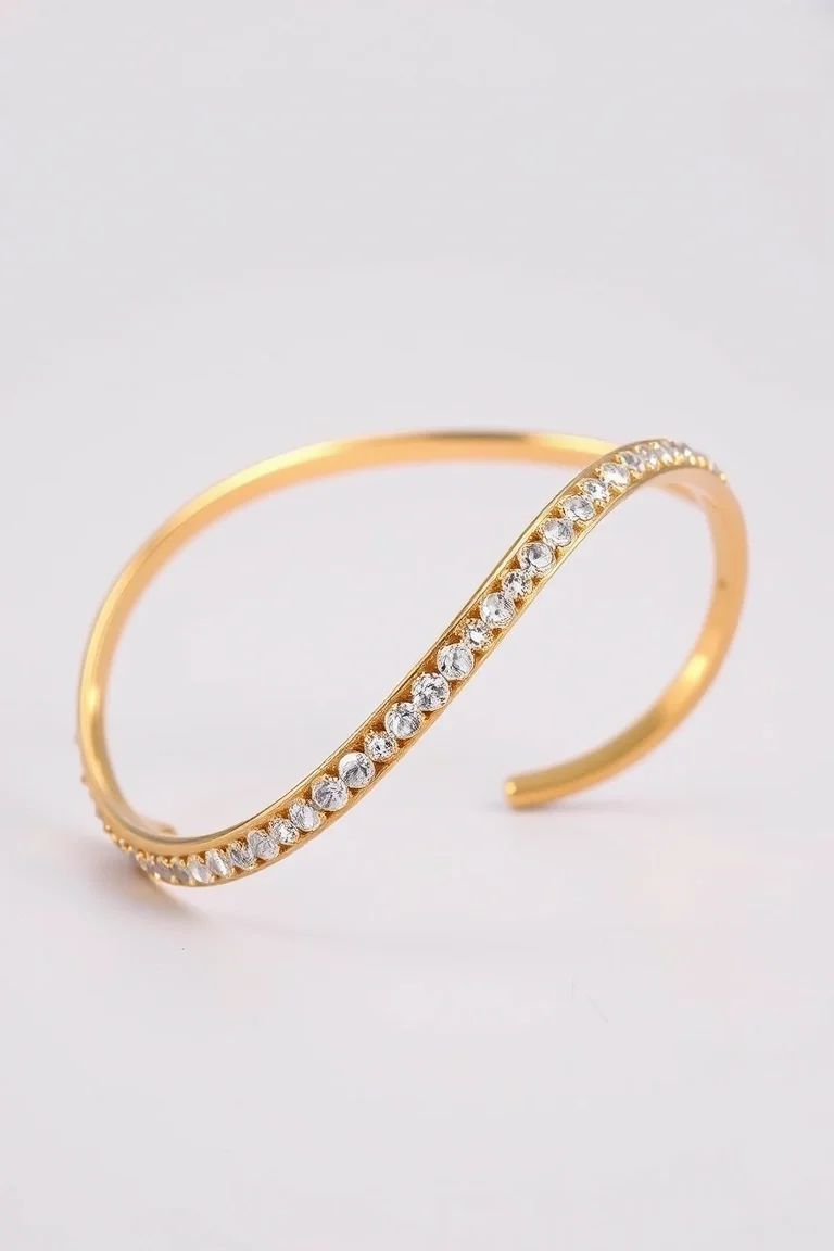14k Lazer Bangle