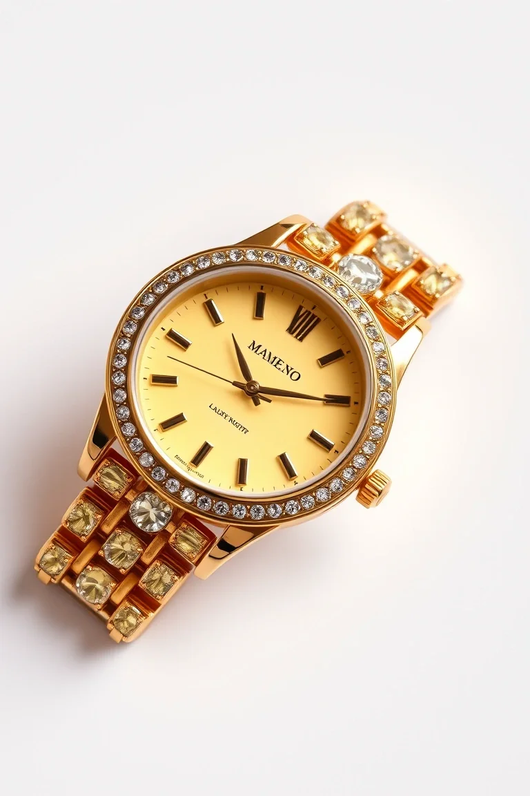 14K Lds Yellow Face Watch 7 In.